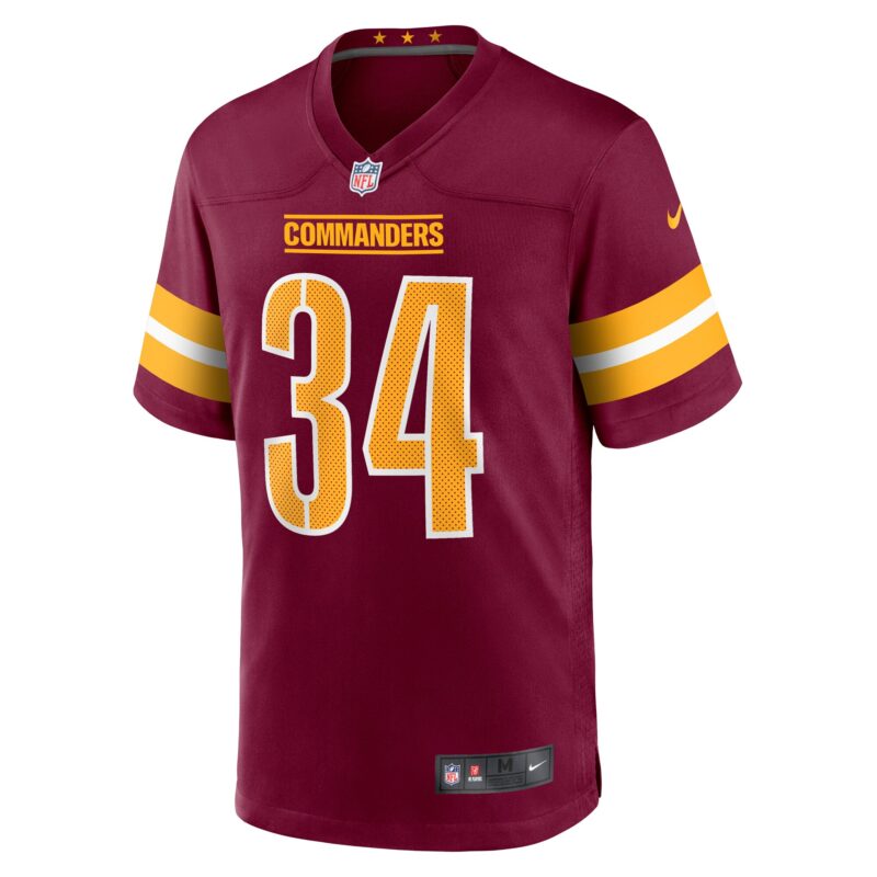 Christian Holmes Washington Commanders Player Game Jersey - Burgundy - Image 2