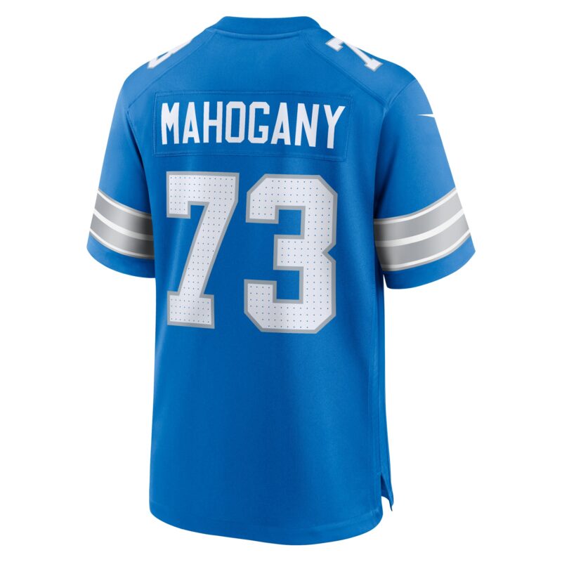 Christian Mahogany Detroit Lions Team Game Jersey - Blue - Image 3