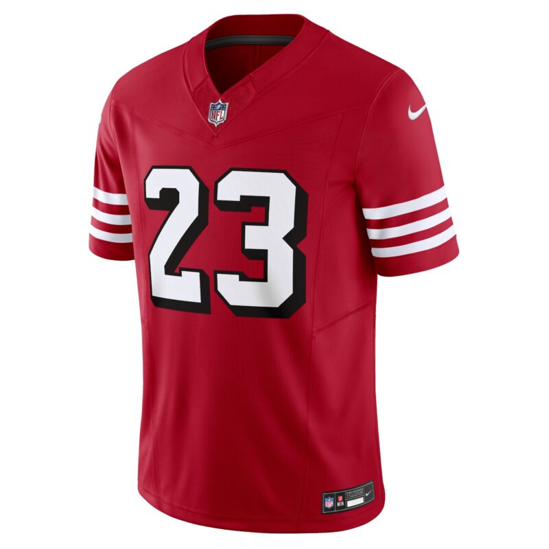 Christian McCaffrey San Francisco 49ers Vapor F.U.S.E. Limited Jersey - Scarlet - Image 2