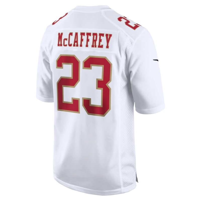 Christian McCaffrey San Francisco 49ers Fashion Game Jersey - Tundra White - Image 3