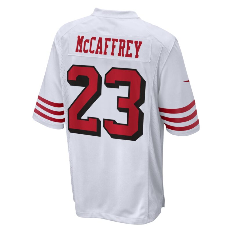 Christian McCaffrey San Francisco 49ers Game Jersey - White - Image 3