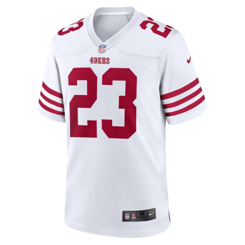 Christian McCaffrey San Francisco 49ers Game Player Jersey - White - Image 2