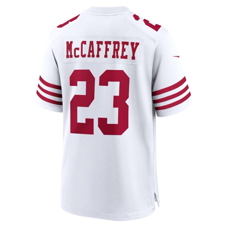 Christian McCaffrey San Francisco 49ers Game Player Jersey - White - Image 3