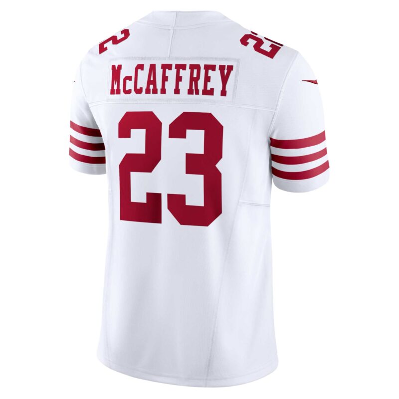 Christian McCaffrey San Francisco 49ers Vapor F.U.S.E. Limited Jersey - White - Image 3