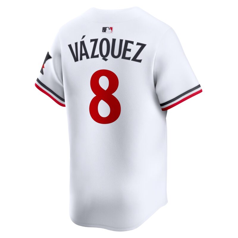 Christian Vázquez Minnesota Twins Home Limited Jersey - White - Image 3
