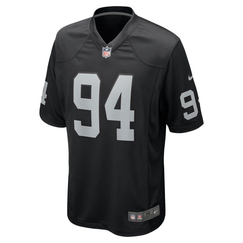 Christian Wilkins Las Vegas Raiders Team Game Jersey - Black - Image 2