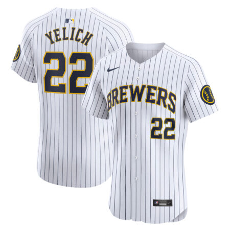Christian Yelich Milwaukee Brewers Alternate Alternate Elite Player Jersey - White