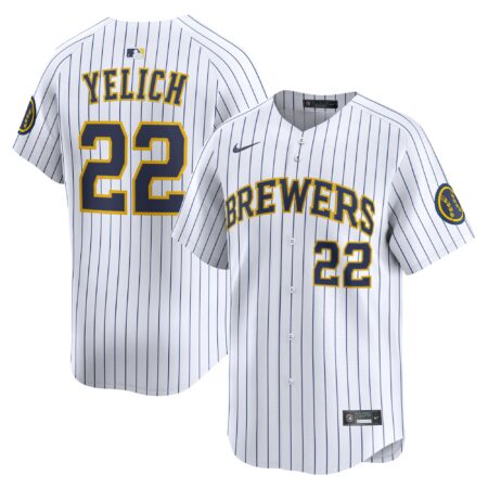 Christian Yelich Milwaukee Brewers Alternate Limited Jersey - White