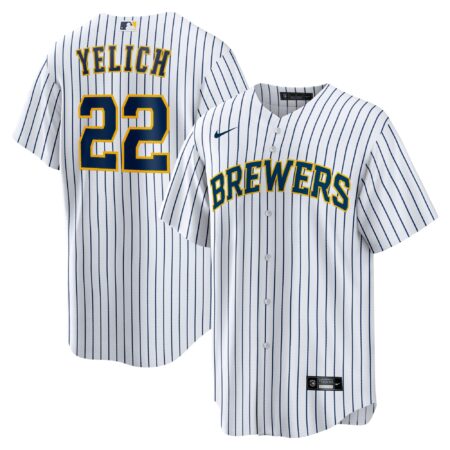 Christian Yelich Milwaukee Brewers Alternate Player Jersey - White