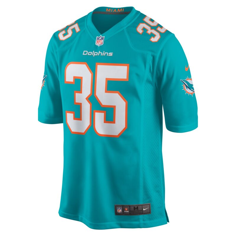Christopher Brooks Miami Dolphins Team Game Jersey - Aqua - Image 2