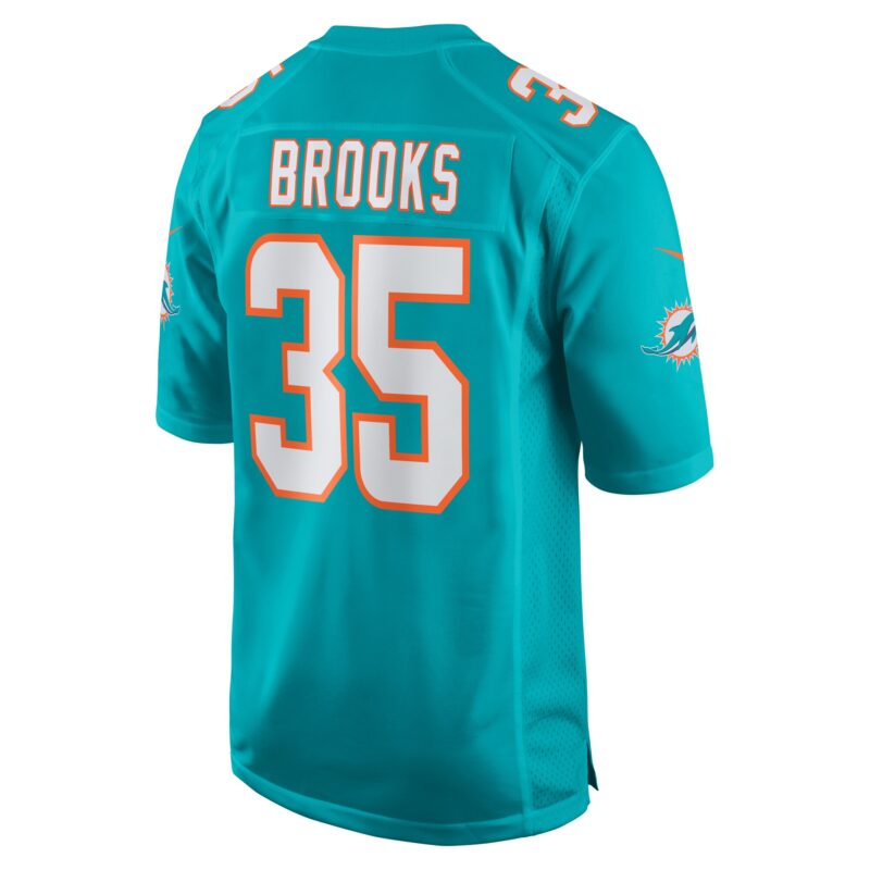 Christopher Brooks Miami Dolphins Team Game Jersey - Aqua - Image 3