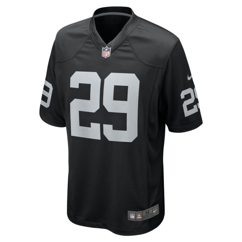 Christopher Smith II Las Vegas Raiders Team Game Jersey - Black - Image 2
