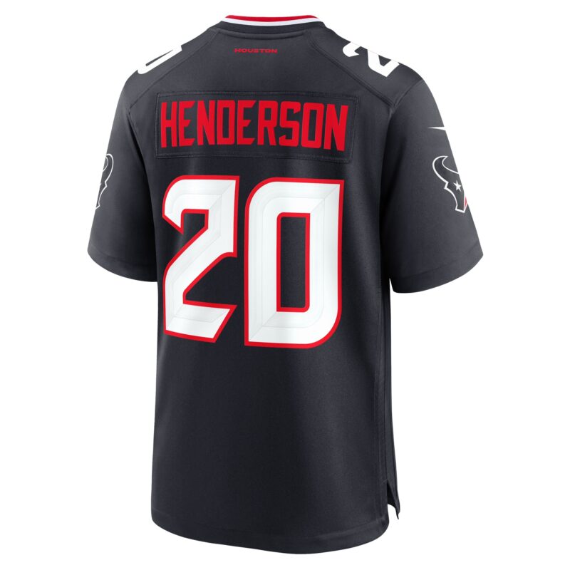 C.J. Henderson Houston Texans Team Game Jersey - Navy - Image 3