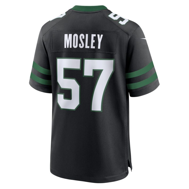 C.J. Mosley New York Jets Alternate Game Jersey - Legacy Black - Image 3