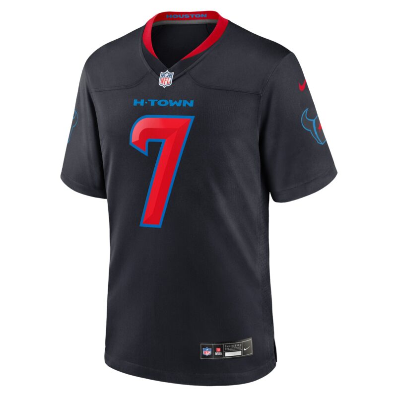 C.J. Stroud Houston Texans 2nd Alternate Game Jersey - Navy - Image 2