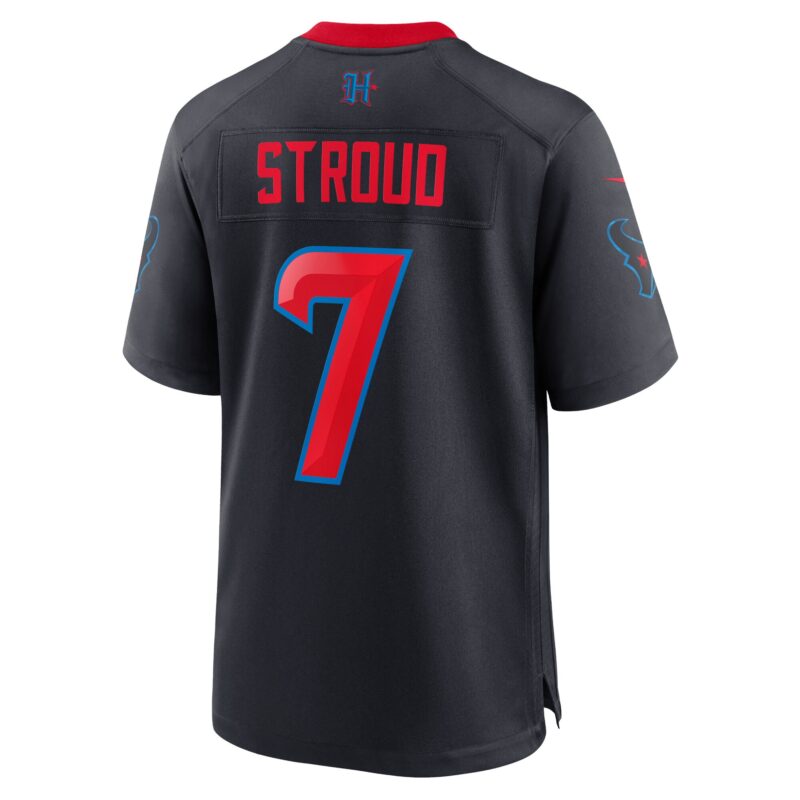 C.J. Stroud Houston Texans 2nd Alternate Game Jersey - Navy - Image 3