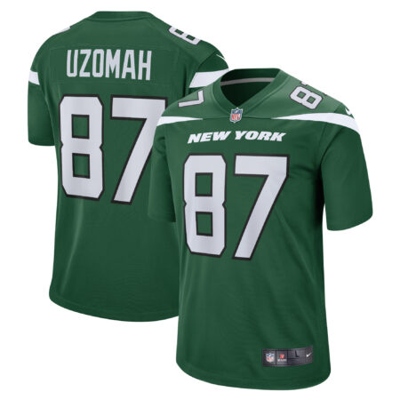 C.J. Uzomah New York Jets Player Game Jersey - Gotham Green