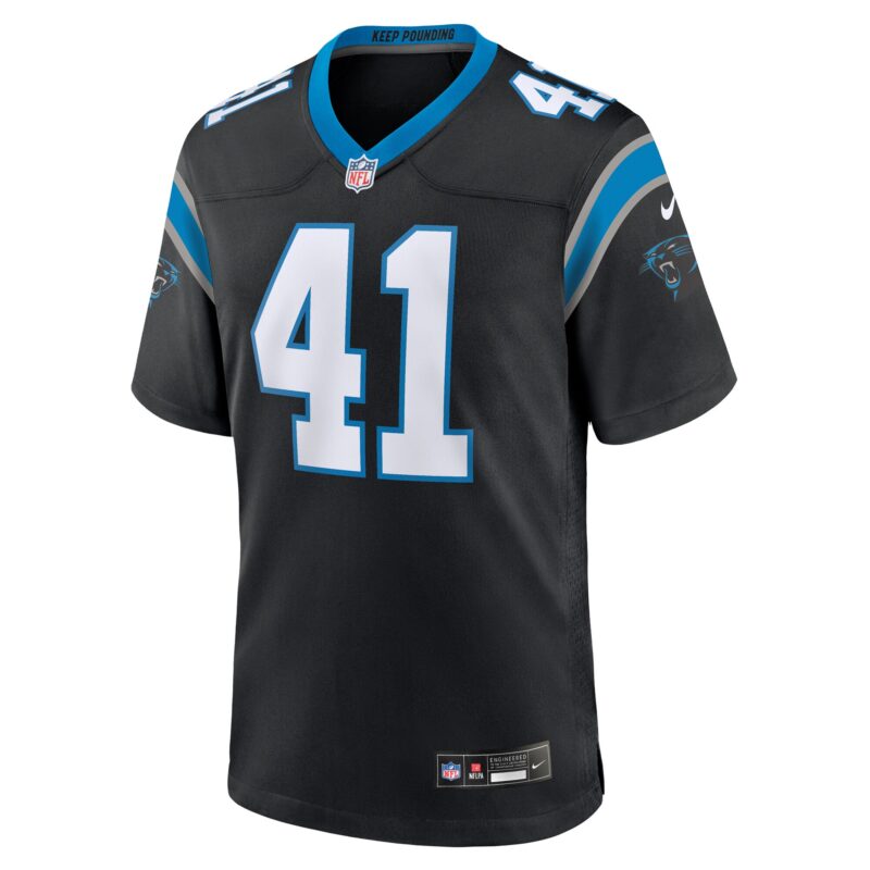 Claudin Cherelus Carolina Panthers Team Game Jersey - Black - Image 2