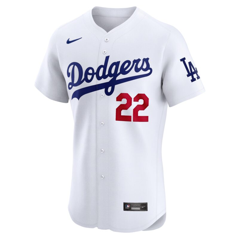 Clayton Kershaw Los Angeles Dodgers Home Elite Player Jersey - White - Image 2
