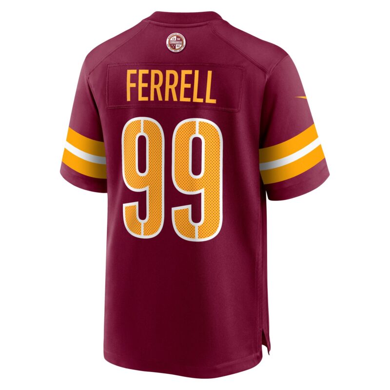 Clelin Ferrell Washington Commanders Game Jersey - Burgundy - Image 3