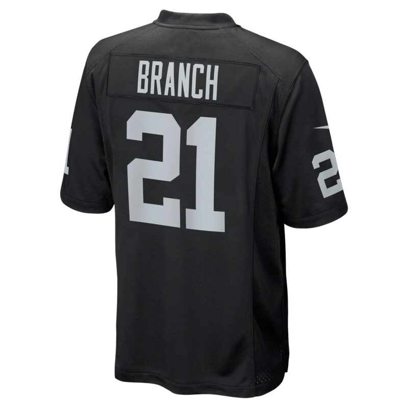 Cliff Branch Las Vegas Raiders Retired Player Game Jersey - Black - Image 3
