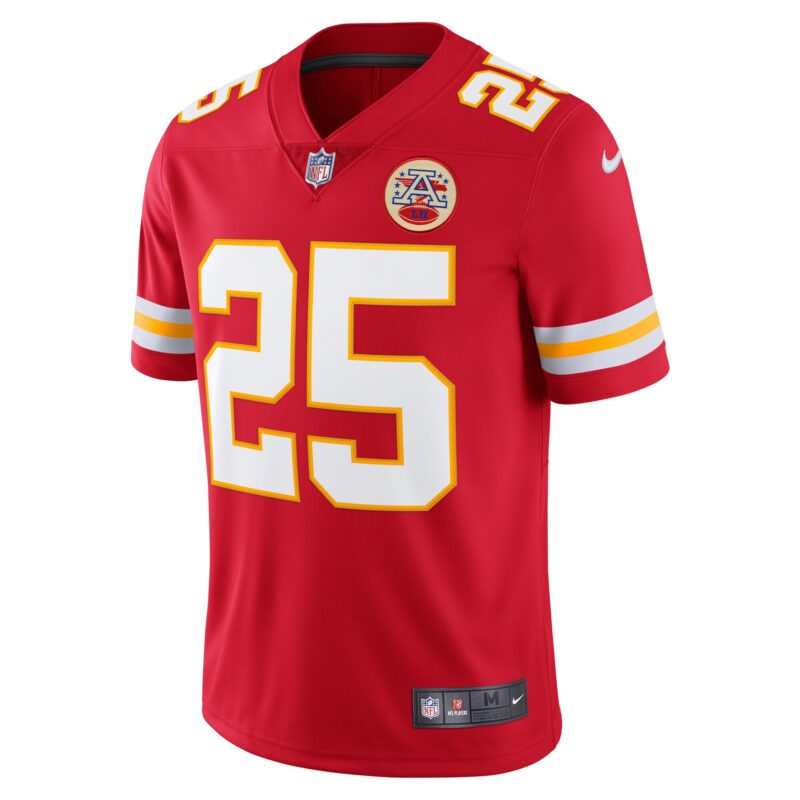 Clyde Edwards-Helaire Kansas City Chiefs Vapor Limited Jersey - Red - Image 2