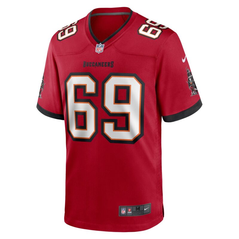 Cody Mauch Tampa Bay Buccaneers Game Jersey - Red - Image 2