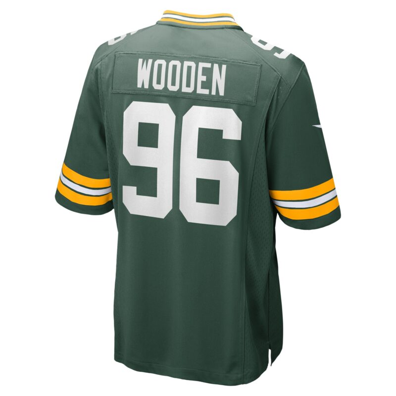 Colby Wooden Green Bay Packers Game Jersey - Green - Image 3
