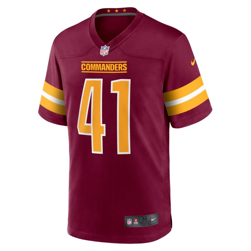 Colson Yankoff Washington Commanders Game Jersey - Burgundy - Image 2