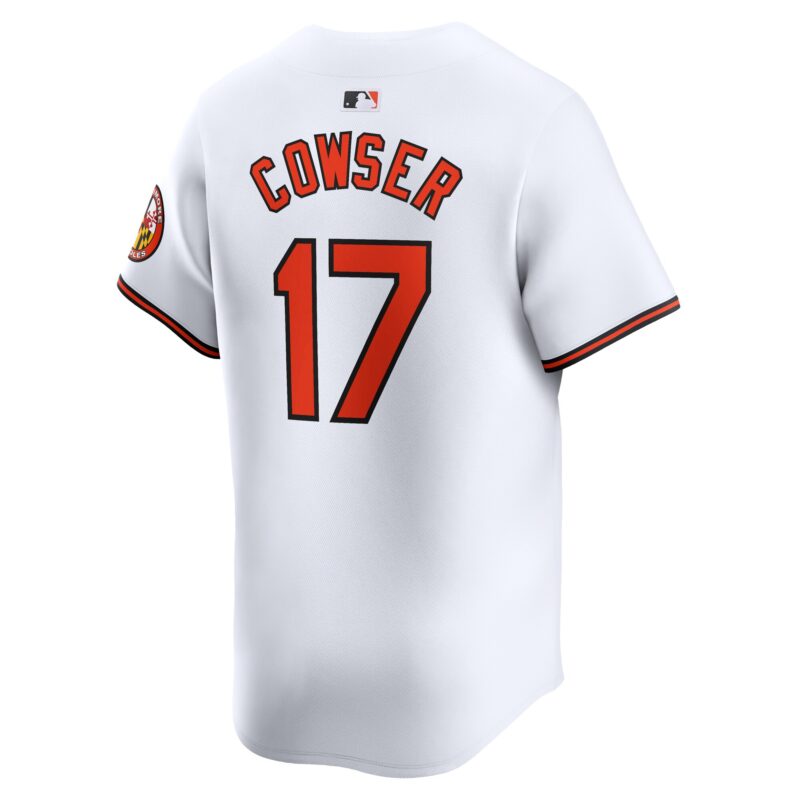 Colton Cowser Baltimore Orioles Home Limited Player Jersey - White - Image 3