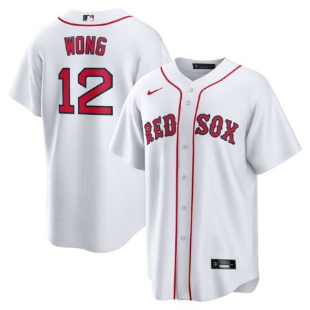 Connor Wong Boston Red Sox Home Jersey - White