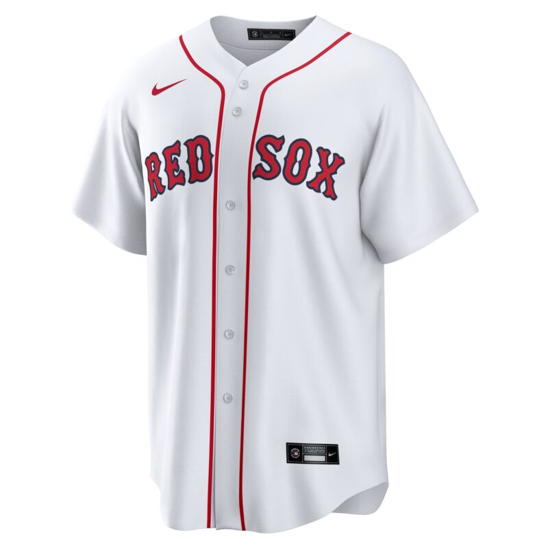 Connor Wong Boston Red Sox Home Jersey - White - Image 2