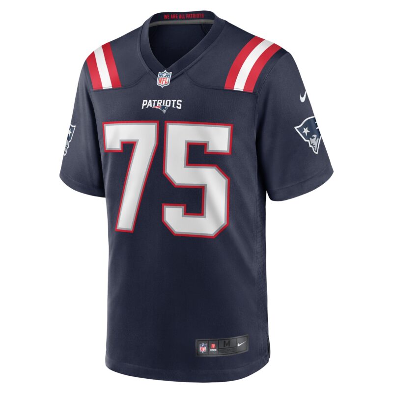 Conor McDermott New England Patriots Home Game Player Jersey - Navy - Image 2