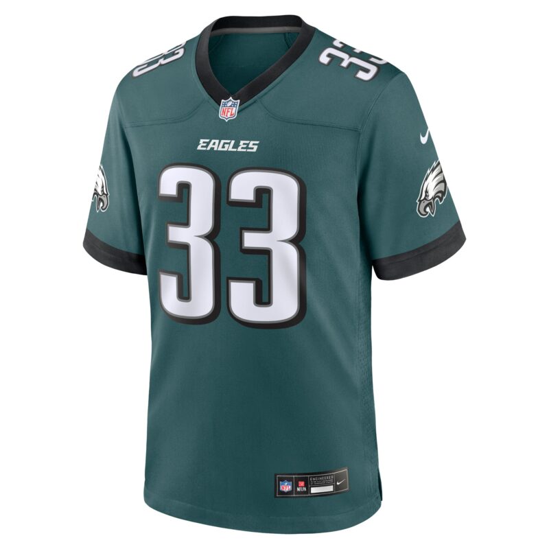 Cooper DeJean Philadelphia Eagles Game Jersey - Green - Image 2