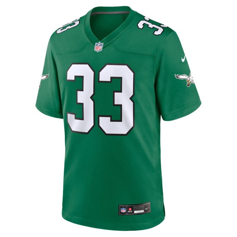 Cooper DeJean Philadelphia Eagles Alternate Game Jersey - Kelly Green - Image 2