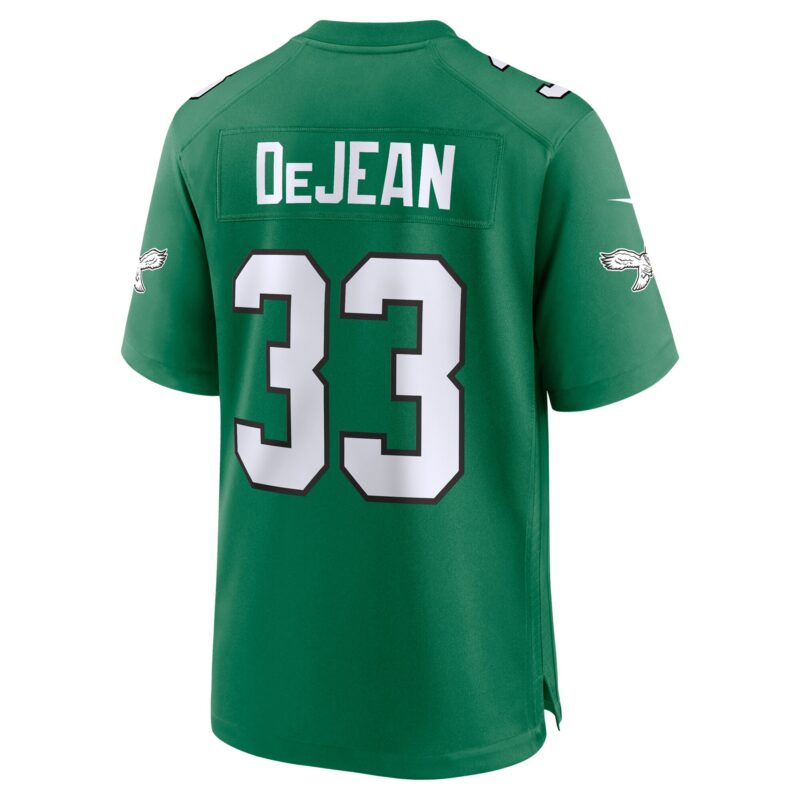 Cooper DeJean Philadelphia Eagles Alternate Game Jersey - Kelly Green - Image 3