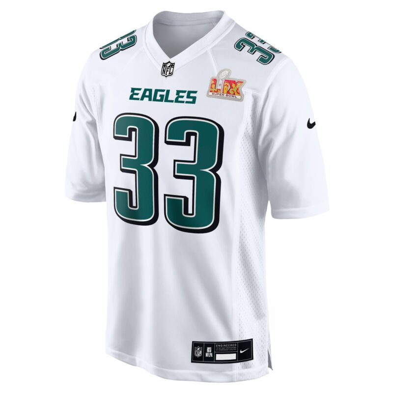 Cooper DeJean Philadelphia Eagles Super Bowl LIX Fashion Game Jersey - Tundra White - Image 2