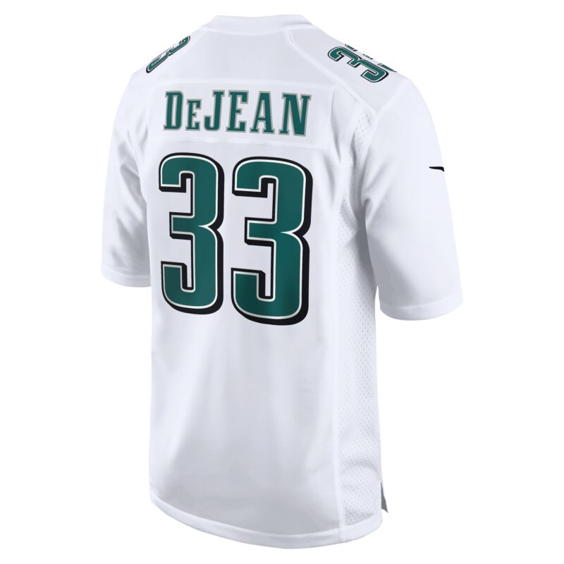 Cooper DeJean Philadelphia Eagles Super Bowl LIX Fashion Game Jersey - Tundra White - Image 3