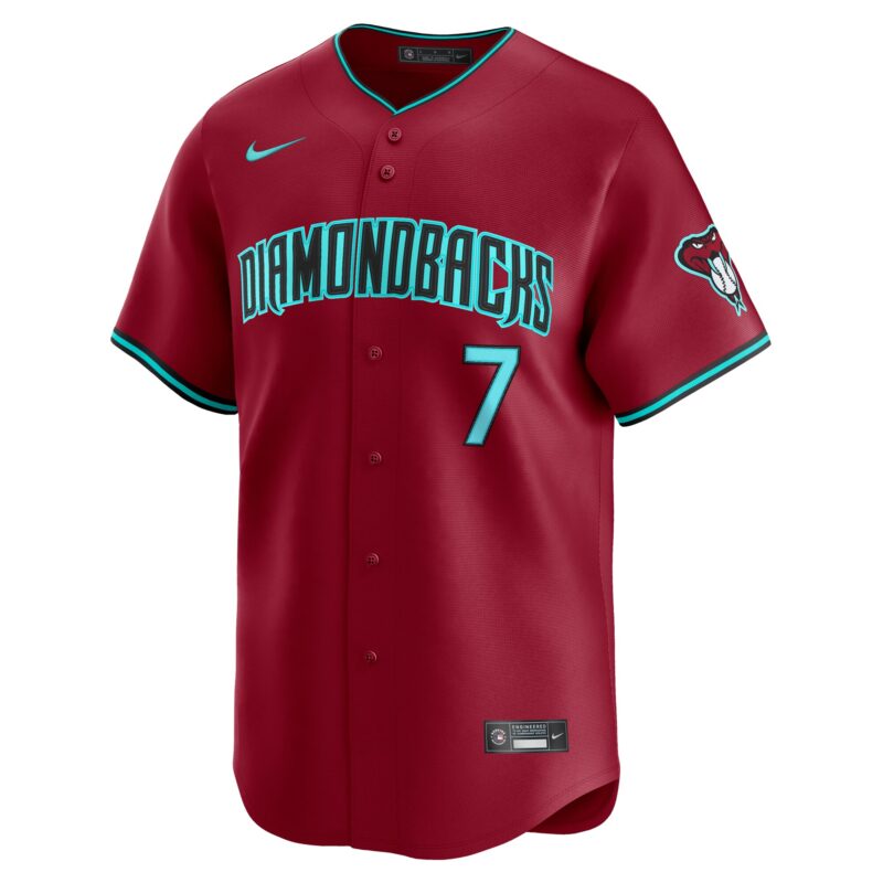 Corbin Carroll Arizona Diamondbacks Alternate Limited Jersey - Red - Image 2