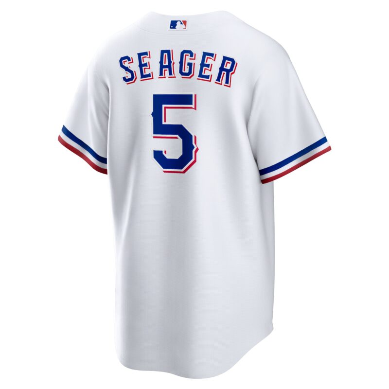 Corey Seager Texas Rangers Home Player Jersey - White - Image 3