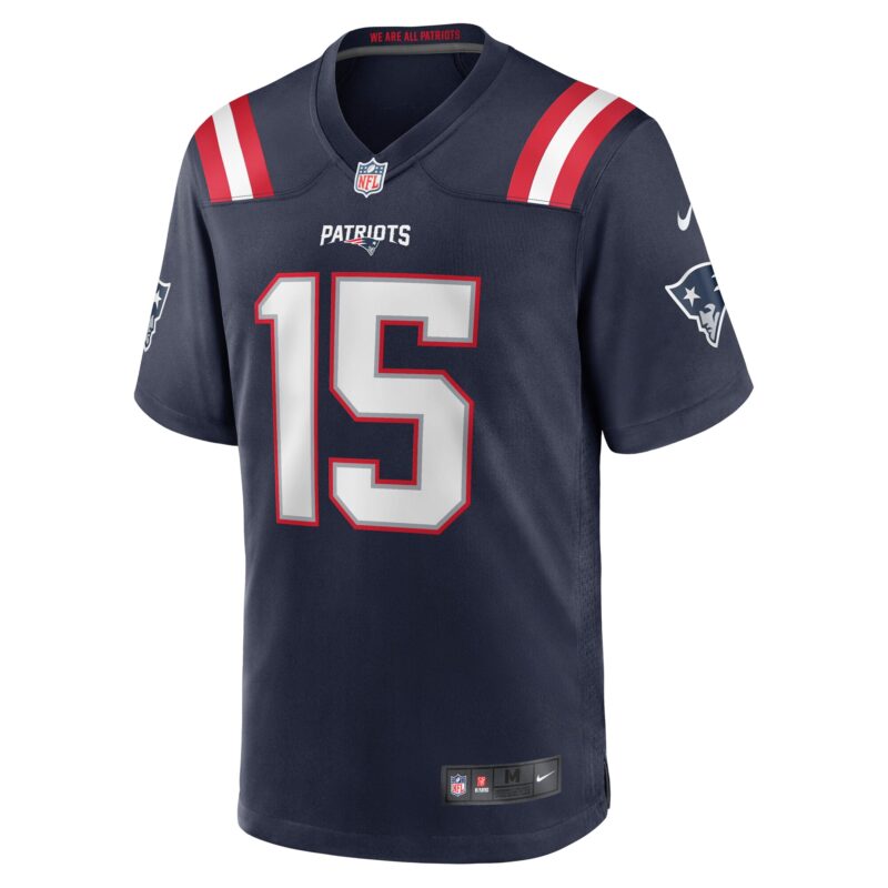 Corliss Waitman New England Patriots Game Jersey - Navy - Image 2