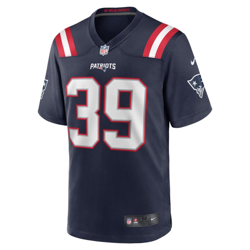 Corliss Waitman New England Patriots Team Game Jersey - Navy - Image 2