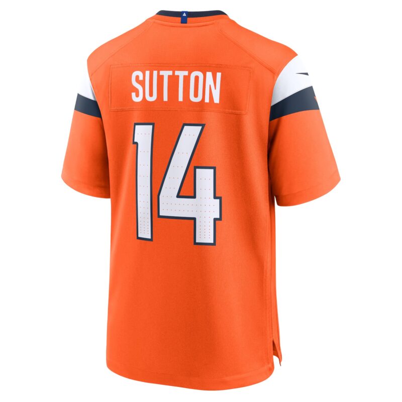 Courtland Sutton Denver Broncos Mile High Collection Game Jersey - Orange - Image 3