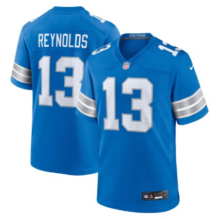 Craig Reynolds Detroit Lions Team Game Jersey - Blue