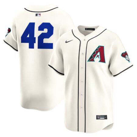 Arizona Diamondbacks Home 2025 Jackie Robinson Day Limited Jersey – Cream