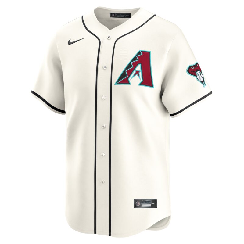 Arizona Diamondbacks Home 2025 Jackie Robinson Day Limited Jersey – Cream - Image 2