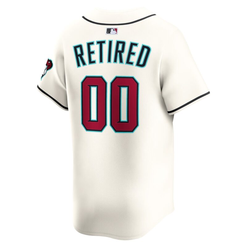 Arizona Diamondbacks Home Limited Pick-A-Player Retired Roster Jersey - Cream - Image 3