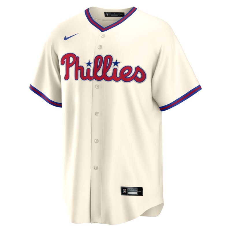 Philadelphia Phillies Alternate Team Jersey - Cream - Image 2