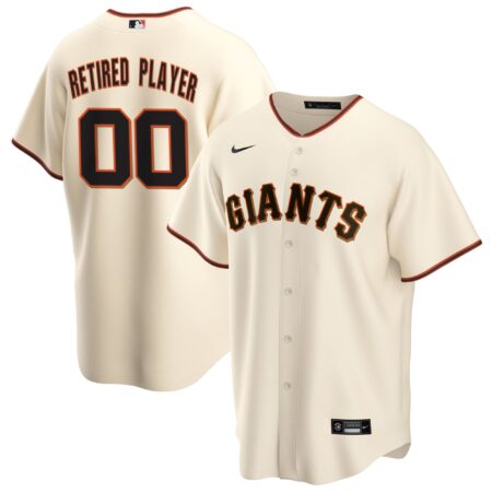 San Francisco Giants Home Pick-A-Player Retired Roster Jersey - Cream