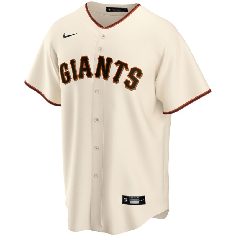 San Francisco Giants Home Pick-A-Player Retired Roster Jersey - Cream - Image 2